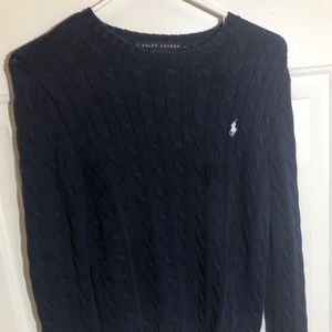 Women's Navy Ralph Lauren Cable knit Sweater